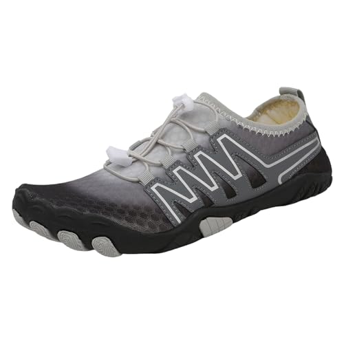 Barfuss Schuhe Herren, Wasserschuhe Damen Schwarz, Schnell Trocknend Badeschuhe Mit Rutschfest Sohle Wasserschuhe Atmungsaktiv Fitnessschuhe Unisex Traillaufschuhe Yoga Aquaschuhe Poolschuhe von EMAlusher