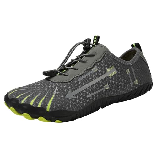 EMAlusher Barfuss Schuhe Herren, Wasserschuhe Damen, Schnell Trocknend Badeschuhe Mit rutschfest Sohle Wasserschuhe Atmungsaktiv Fitnessschuhe Unisex Traillaufschuhe Yoga Laufschuhe Surfen von EMAlusher