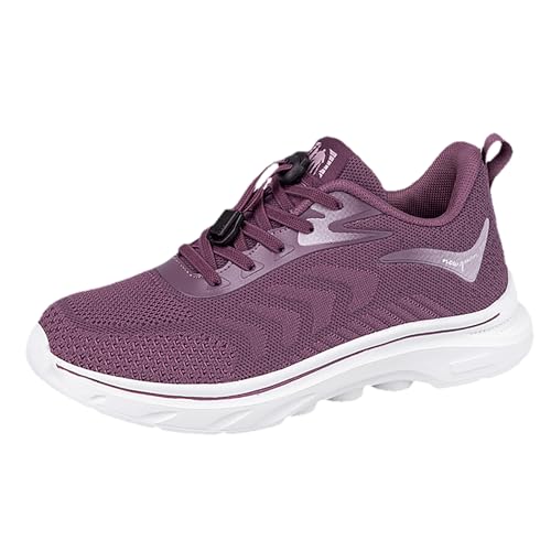 EMAlusher Sneaker Damen, Sneaker Atmungsaktiv Damen Weiss, Komfortabel Freizeitschuhe Outdoor Laufschuhe Running Sportschuhe Sportsschuhe Tennis Schuhe Sommer Walkingschuhe StraßEnlaufschuhe von EMAlusher