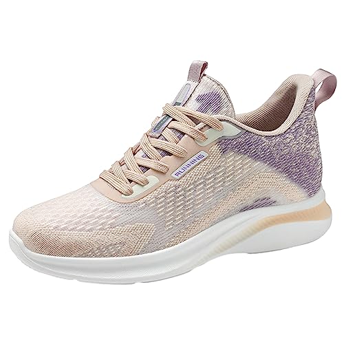 EMAlusher Sneaker & Sportschuhe FüR Damen, Joggingschuhe Damen, Komfortabel Freizeitschuhe Laufschuhe Running Sportschuhe Sportsschuhe Tennis Schuhe Leichtgewichts Walkingschuhe StraßEnlaufschuhe von EMAlusher