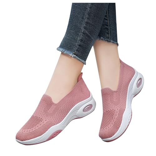 Sneaker Atmungsaktiv Damen, Sneaker Atmungsaktiv Damen Weiss, Komfortabel Freizeitschuhe Fashion Laufschuhe Sportschuhe Sportsschuhe Leichtgewichts Walkingschuhe StraßEnlaufschuhe von EMAlusher