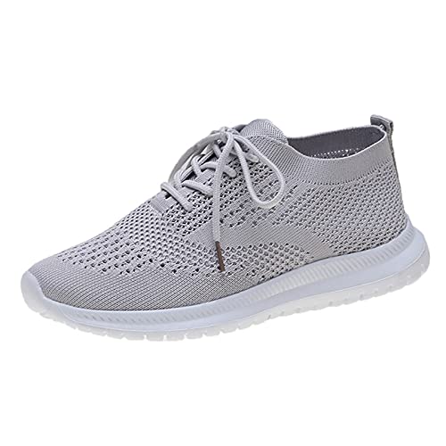 Sneaker Damen Weiss, Freizeitschuhe Damen Schwarz, Bequeme Freizeitschuhe Fashion Laufschuhe Jogging Sportschuhe Sportsschuhe Tennis Schuhe Leichtgewichts Walkingschuhe StraßEnlaufschuhe von EMAlusher