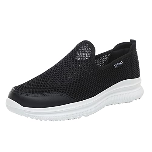 Sneaker Herren, Jogging Schuhe, Mesh Atmungsaktiv Komfortabel Walkingschuhe Outdoor Laufschuhe Soft Sole Freizeitschuhe Mode Turnschuhe Tennisschuhe Fitnessschuhe Joggingschuhe von EMAlusher