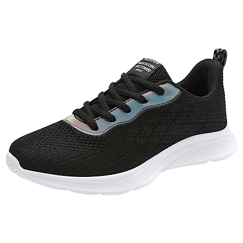 Sneakers Damen Weiß, Sommerschuhe Damen Bequem, Komfortabel Freizeitschuhe Fashion Laufschuhe Jogging Sportschuhe Sportsschuhe Tennis Schuhe Sommer Walkingschuhe StraßEnlaufschuhe von EMAlusher