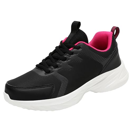 Weiße Sneaker Damen, Running Schuhe Damen, Komfortabel Walkingschuhe Outdoors Laufschuhe Soft Sole Freizeitschuhe Trendy Turnschuhe Reiseschuhe Fitnessschuhe Joggingschuhe von EMAlusher