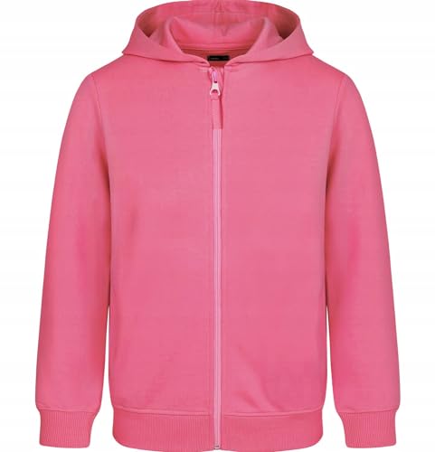 Endo Kinder Kapuzenpullover Mädchen Sweatjacke Baumwolle Bär Panda, Rosa, 110 von ENDO