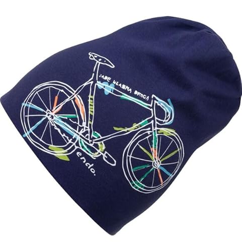 Endo Strickmütze mit Fahrrad Navy, navy pers, 57 von ENDO