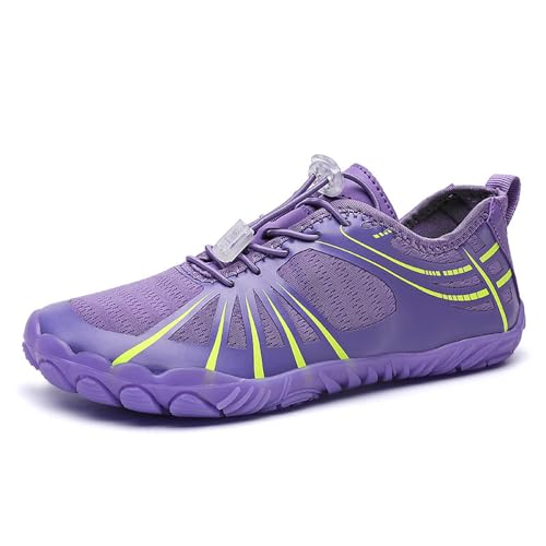 ENEN Barfuss Schuhe Damen, Paare Sommer Wasserschuhe Strandschuhe Schwimmschuhe Aquaschuhe mit Drainageloch, Atmungsaktiv Outdoor Sport Traillaufschuhe von ENEN