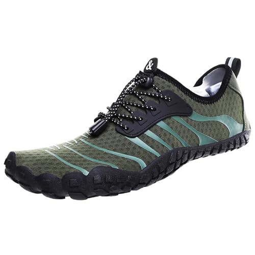 ENEN Barfuss Schuhe Damen, Wasserschuhe Strandschuhe Schwimmschuhe Aquaschuhe mit Drainageloch, Sommer Unisex Mode Atmungsaktiv Outdoor Fitnessschuhe Sport Traillaufschuhe 35-46 von ENEN