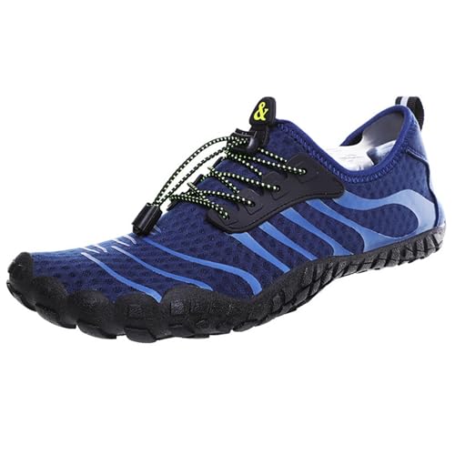 ENEN Barfuss Schuhe Damen, Wasserschuhe Strandschuhe Schwimmschuhe Aquaschuhe mit Drainageloch, Sommer Unisex Mode Atmungsaktiv Outdoor Fitnessschuhe Sport Traillaufschuhe 35-46 von ENEN