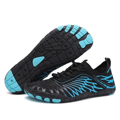 ENEN Barfuss Schuhe Damen, Wasserschuhe Strandschuhe Schwimmschuhe Aquaschuhe mit Drainageloch, Unisex Mode Sommer Atmungsaktiv Outdoor Fitnessschuhe Sport Traillaufschuhe 36-46 von ENEN