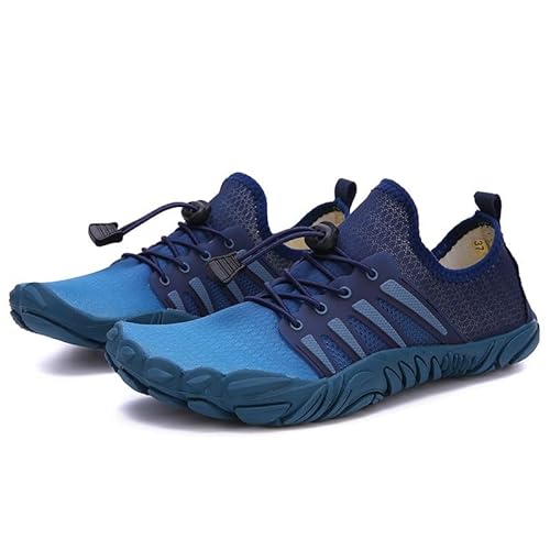 ENEN Barfuss Schuhe Damen, Wasserschuhe Strandschuhe Schwimmschuhe Aquaschuhe mit Drainageloch, Unisex Mode Sommer Atmungsaktiv Outdoor Fitnessschuhe Sport Traillaufschuhe von ENEN