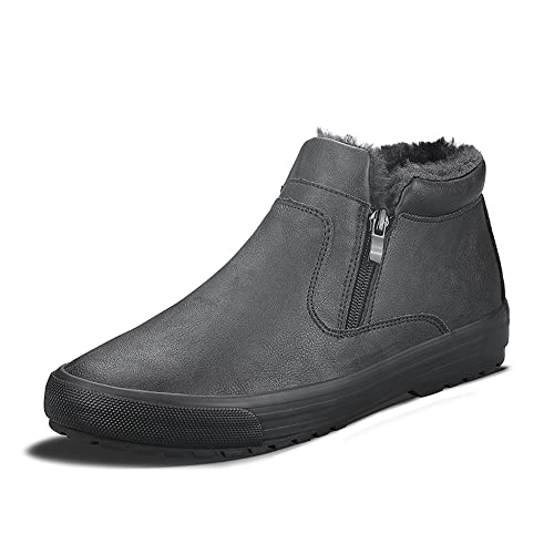 ENEN Winterschuhe Herren Wasserdicht, Reißverschluss Warme Gefüttert Schneestiefel Outdoor Pelzfutter Rutschfest Winterstiefel Trekkingschuhe Wanderschuhe Winter Männer Boots ENEN Winterschuhe Herren Wasserdicht, Reißverschluss Warme Gefüttert Schneestiefel Outdoor Pelzfutter Rutschfest Winterstiefel Trekkingschuhe Wanderschuhe Winter Männer Boots von ENEN