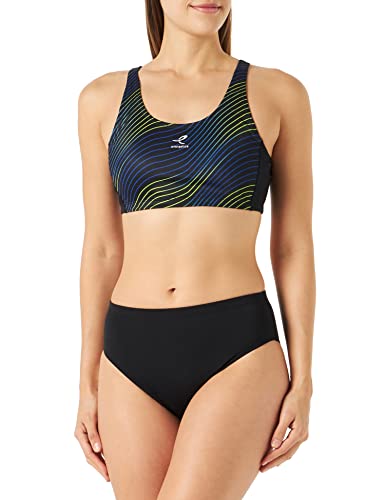 ENERGETICS Damen Reni Bikini, AOP/Black, 40 von ENERGETICS