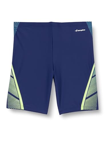 Energetics Unisex Kinder Rex Iii Badeshorts, Blau/Marine/Benzin/Grün, 140 von ENERGETICS