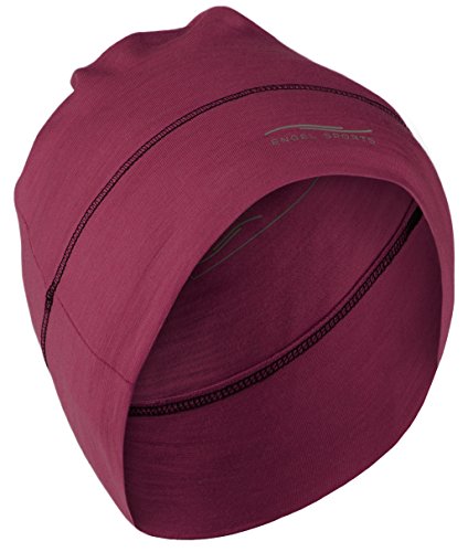 Engel Sports Mütze - wärmend, sportlich, stylisch | GOTS-zertifizierte Funktionswäsche, Tango Red, Einheitsgröße von ENGEL SPORTS