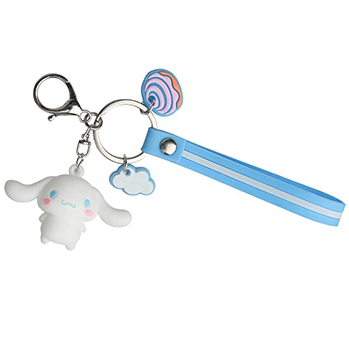 Kuromi Schlüsselanhänger, Hello Kitty Schlüsselanhänger Anhänger, Niedlicher Schlüsselanhänger für Mädchen Geburtstag Weihnachten Geschenk (Cinnamoroll Dog) von ENHOT