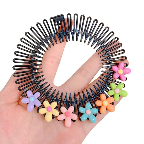 Blumenmädchen Kopfschmuck Für Hochzeit Prinzessin Hochzeit Stirnband Mädchen Bunte Haare Für Mädchen Kinder Kreisförmige Haarkamm Stirnband Für Frauen von EOIKTIY