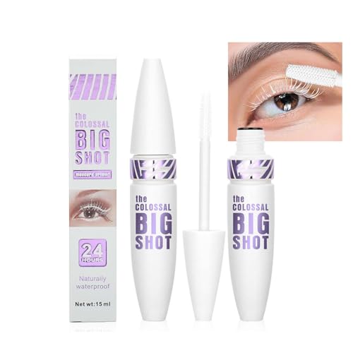 Mascara Primer White, Wasserfeste Wimperntusche und Primer für Mascara für lange Wimpern von EONFAVE