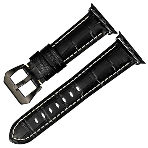 EPANO Lederarmband für Apple Watch 49 mm, 45 mm, 41 mm, 44 mm, 40 mm, 42 mm, 38 mm, Serie 8, 7, SE, 6, 5, 4, 3, 2, Armband, 42/44/45/49mm, Achat von EPANO