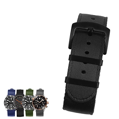 EPANO Nato-Armband aus Nylon für Rox S-eiko-Armband, 20 mm, 22 mm, weiches Armband, 22 mm, Achat von EPANO