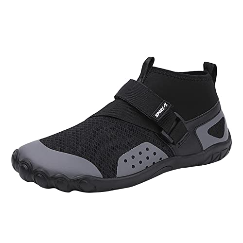 EQWIGKEIT Unisex Barfußschuhe Damen Unisex Aquaschuhe Leicht Surfschuhe Schnell Trocknend Wasserfest Zehenschuhe Traillaufschuhe Breathable Badeschuhe Sommer Schwimmschuhe Outdoor Strandschuhe von EQWIGKEIT