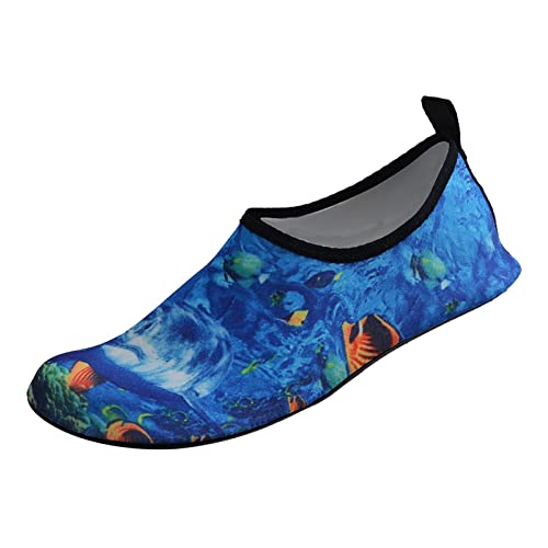 EQWIGKEIT Unisex Barfußschuhe Damen Wasserfest Badeschuhe Sport Wandern Aquaschuhe Strandschuhe Unisex Surfschuhe Schnell Trocknend Leicht Schwimmschuhe Outdoor Traillaufschuhe Breathable Zehenschuhe von EQWIGKEIT