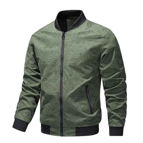 Übergangsjacke Herren Leicht Reißverschluss Bikerjacke Kurze Pilotenjacke mit Taschen Bomberjacke Dünne Blouson Stehkragen Klassische Fliegerjacke Baseball Jacke Regular Fit Fliegerjacken Leichte Übergangsjacke Herren Leicht Reißverschluss Bikerjacke Kurze Pilotenjacke mit Taschen Bomberjacke Dünne Blouson Stehkragen Klassische Fliegerjacke Baseball Jacke Regular Fit Fliegerjacken Leichte von EQWIGKEIT