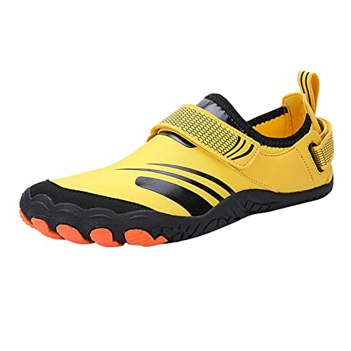 Unisex Barfußschuhe Traillaufschuhe Sport Wandern Zehenschuhe Outdoor Traillaufschuhe Aquaschuhe Sommer Schwimmschuhe Surfschuhe Breathable Schnell Trocknend Unisex Strandschuhe Wasserfest Badeschuhe von EQWIGKEIT