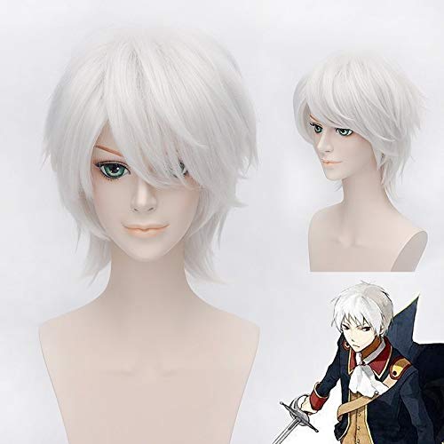 Wig for Axis Powers Hetalia APH HETALIA Gilbert Beillschmidt Cosplay Perücke Königreich Preußen Perücke Cosplay Rollenspiel zeigt das Bild Wig for Axis Powers Hetalia APH HETALIA Gilbert Beillschmidt Cosplay Perücke Königreich Preußen Perücke Cosplay Rollenspiel zeigt das Bild von EQWR