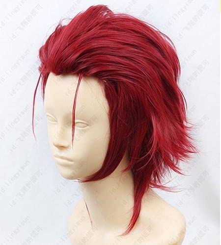 Wig for K SUOH MIKOTO Kurze dunkelrote Cosplay-Perücke + kostenlose Perückenkappe wie auf dem Bild Wig for K SUOH MIKOTO Kurze dunkelrote Cosplay-Perücke + kostenlose Perückenkappe wie auf dem Bild von EQWR