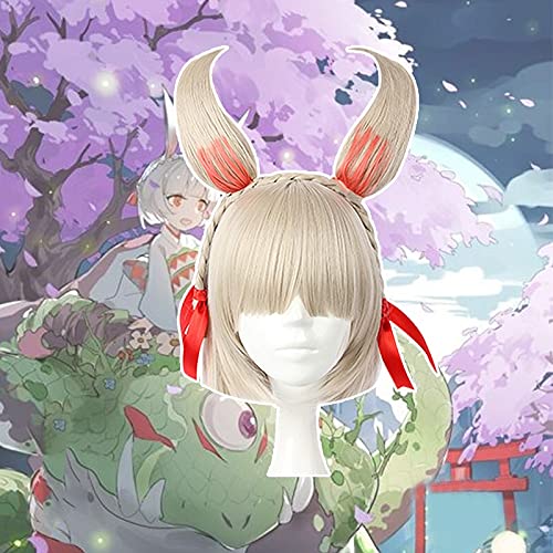Wig for Spiel Onmyoji Cosplay Perücke Hitzebeständige Synthetische Spiel Cosplay Perücke Halloween Karneval Party Cosplay Perücken Wig for Spiel Onmyoji Cosplay Perücke Hitzebeständige Synthetische Spiel Cosplay Perücke Halloween Karneval Party Cosplay Perücken von EQWR