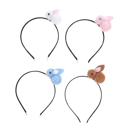 ERINGOGO 4 Stück Häschen-Stirnband Kaninchen -Ohrhaarband Hasenhaarband für Haarschmuck für Häschen-Partykostüm Hasenhaarspange Osterhasen-Kopfbedeckung Plüsch Zufällige Farbe ERINGOGO 4 Stück Häschen-Stirnband Kaninchen -Ohrhaarband Hasenhaarband für Haarschmuck für Häschen-Partykostüm Hasenhaarspange Osterhasen-Kopfbedeckung Plüsch Zufällige Farbe von ERINGOGO