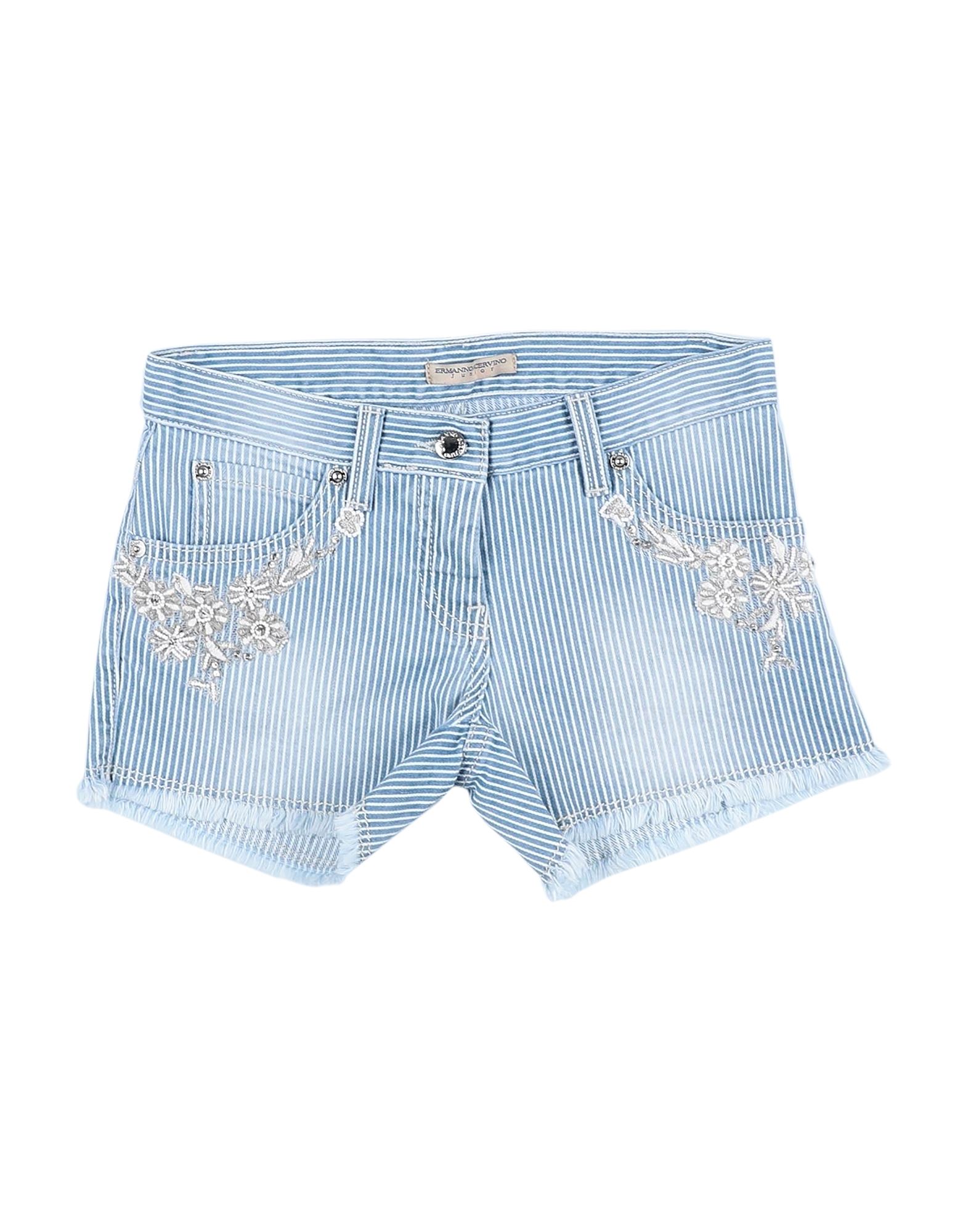 ERMANNO SCERVINO JUNIOR Jeansshorts Kinder Blau von ERMANNO SCERVINO JUNIOR