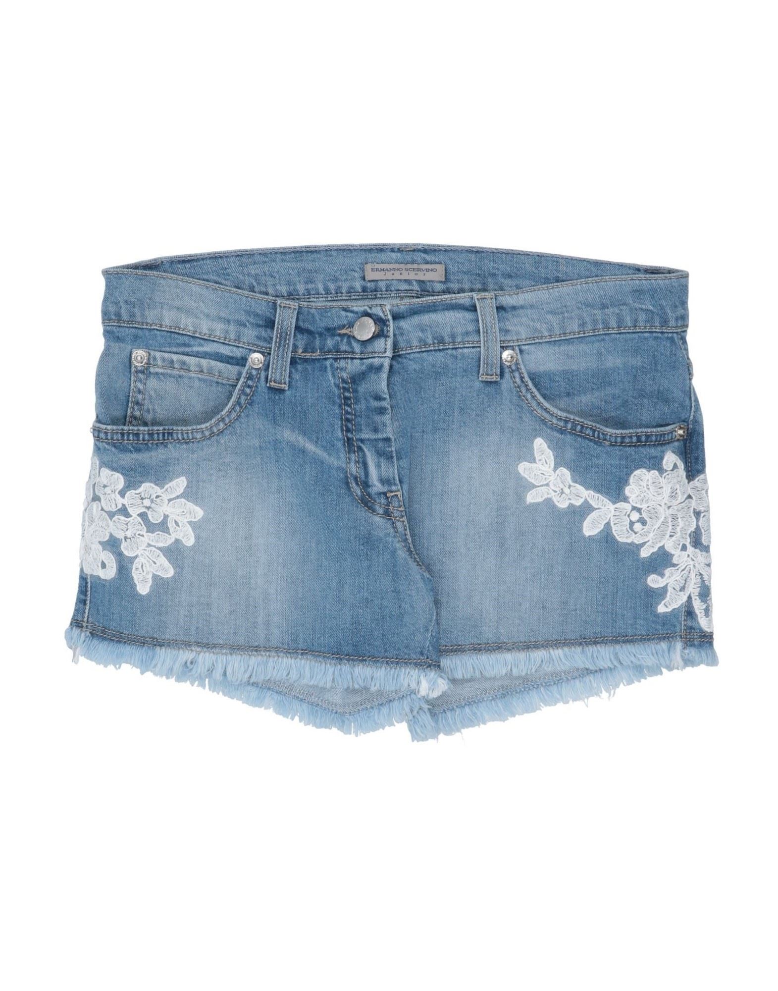 ERMANNO SCERVINO JUNIOR Jeansshorts Kinder Blau von ERMANNO SCERVINO JUNIOR