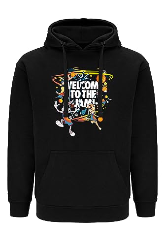 ERT GROUP Men's 2 Hooded Sweatshirt, Space Jam 003 Black, M von ERT GROUP