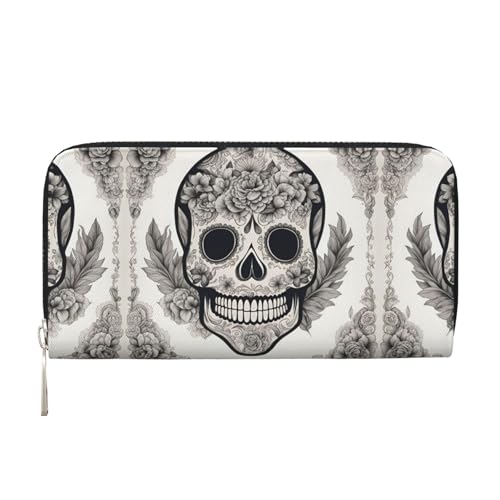 ERTTNT Mexikanischer Totenkopf-Druck, Handgeldbörse, große Kapazität, trendige Geldbörse für Damen, lässige Clutch-Geldbörsen für Reisen, Schwarz, Einheitsgröße, Kunst ERTTNT Mexikanischer Totenkopf-Druck, Handgeldbörse, große Kapazität, trendige Geldbörse für Damen, lässige Clutch-Geldbörsen für Reisen, Schwarz, Einheitsgröße, Kunst von ERTTNT