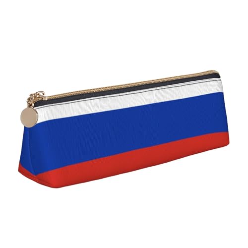 ERTTNT Praktisches Federmäppchen mit russischer Flagge, dreieckig, mit Reißverschluss, Schreibutensilien, Alltagsgegenstände, Weiß, One Size ERTTNT Praktisches Federmäppchen mit russischer Flagge, dreieckig, mit Reißverschluss, Schreibutensilien, Alltagsgegenstände, Weiß, One Size von ERTTNT