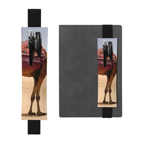 Federmäppchen aus Leder, Wüstensand, Kamel, Lesezeichen, einfach und elegant, modisch und praktisch Federmäppchen aus Leder, Wüstensand, Kamel, Lesezeichen, einfach und elegant, modisch und praktisch von ESASAM