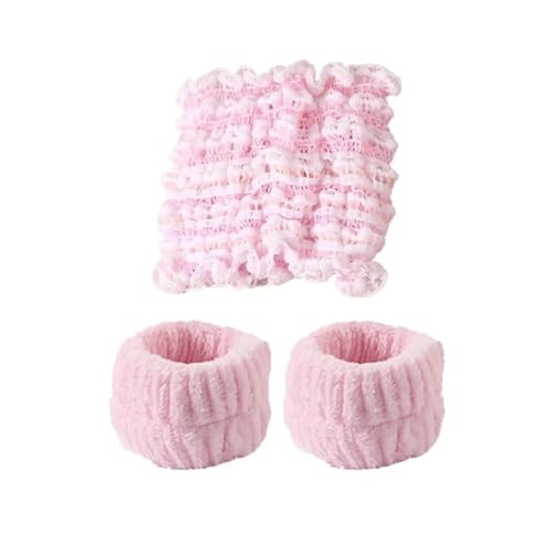 3 Sets breites, dehnbares Haarband, lockerer Spa-Kopfreifen, einfacher Stil, Kopfwickel für Hautpflege, Gesichtswäsche, Frauen-Gesichtsbindung, Rosa 3 Sets breites, dehnbares Haarband, lockerer Spa-Kopfreifen, einfacher Stil, Kopfwickel für Hautpflege, Gesichtswäsche, Frauen-Gesichtsbindung, Rosa von ESMENATZLS