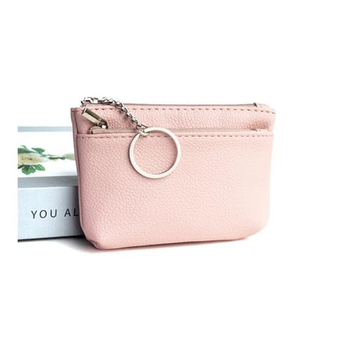 Geldbörse aus PU-Leder, Mini-Geldbörse, Kartenhalter, Reißverschluss, Schlüsselanhänger, Kinder-Münzfach, rose, 1 Stpck Geldbörse aus PU-Leder, Mini-Geldbörse, Kartenhalter, Reißverschluss, Schlüsselanhänger, Kinder-Münzfach, rose, 1 Stpck von ESMENATZLS