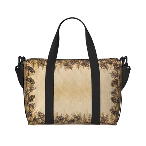 Turnbeutel für Damen, Wochenendtasche, Übernachtungstasche, Umhängetasche für Damen und Herren, Einheitsgröße, Schwarz , Einheitsgröße Turnbeutel für Damen, Wochenendtasche, Übernachtungstasche, Umhängetasche für Damen und Herren, Einheitsgröße, Schwarz , Einheitsgröße von ESNAIUVCD