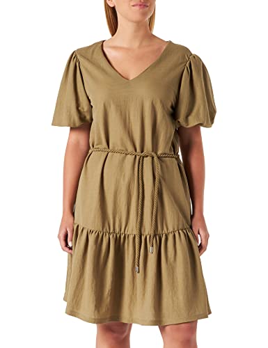 ESPRIT Damen 042EO1E316 Dress, 350/KHAKI Green, XS von ESPRIT