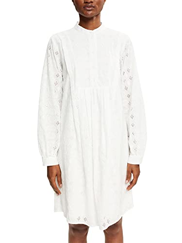 ESPRIT Damen 052EO1E327 Dress, 110/OFF White, 38 von ESPRIT