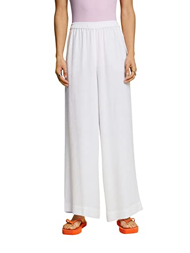 ESPRIT Damen 063EO1B301 Hose, 100/WHITE, 36 von ESPRIT