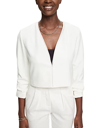 ESPRIT Damen 023EO1G319 Blazer, 113/OFF White 4, 42 von ESPRIT