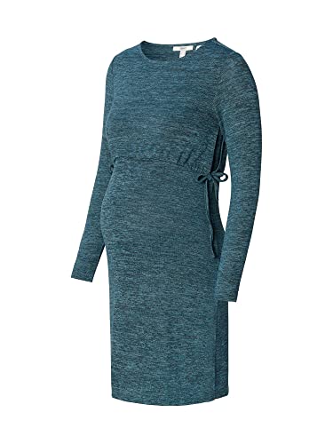 ESPRIT Maternity Damen Dress Nursing Long Sleeve Kleid, Teal Blue - 455, 36 EU von ESPRIT Maternity