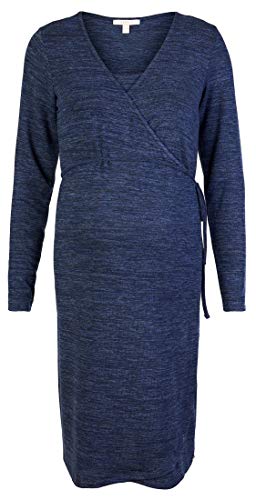 ESPRIT Maternity Damen Dress Nursing ls Kleid, Night Sky Blue-485, S von ESPRIT Maternity