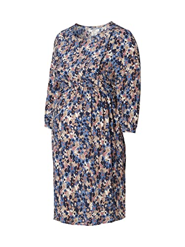 ESPRIT Maternity Damen Dress Woven Nursing 3/4 Sleeve Allover Print Kleid, Blue - 300, 40 EU von ESPRIT Maternity