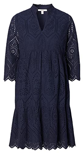 ESPRIT Maternity Damen Dress Woven Nursing 3/4 Sleeve Kleid, Night Sky Blue-485, 42 von ESPRIT Maternity